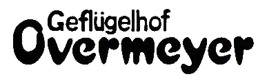 Geflügelhof-Overmeyer-Schriftzug